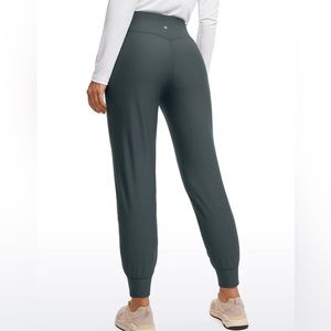 Fleece Lined Soft Workout Joggers with Pockets 27.5"